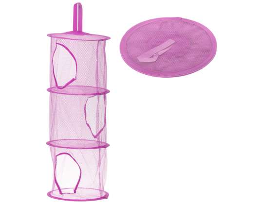 Organizer hanging container toy shelves purple