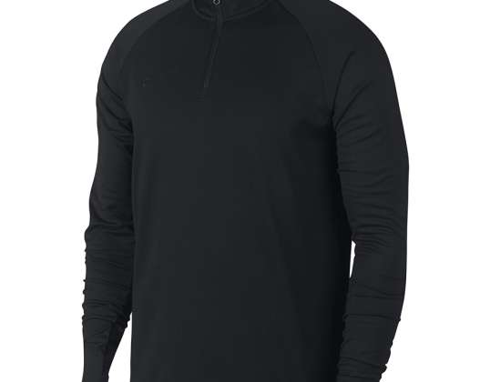 Мужская Nike Dri-FIT Академия Дрель Топ Толстовка черный AJ9708 011 AJ9708 011