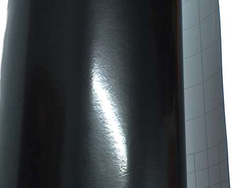 Folierol glad half mat zwart 1,52x30m