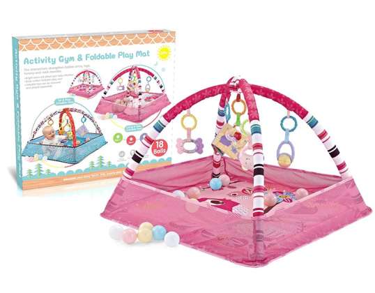 Tappetino didattico Playbox Ball Pool rosa