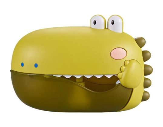 Foam bubble generator crocodile bath toy