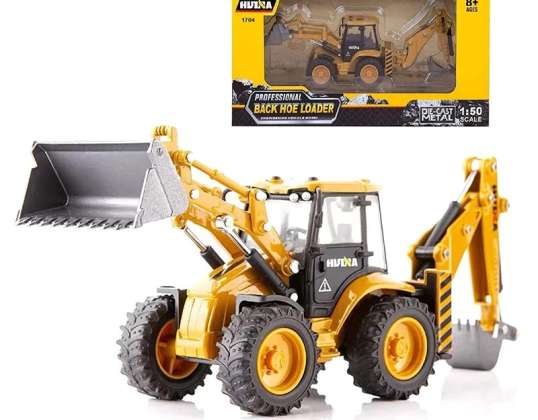 Excavator Metal Loader With Moving Buckets Die Cast H toys 1704 1:50