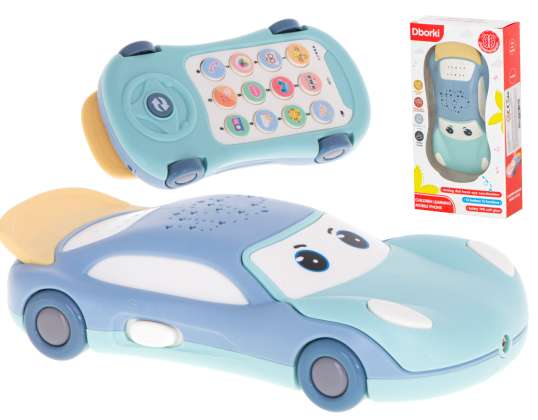 Зоряний проектор, телефон, автомобіль з музикою, синій