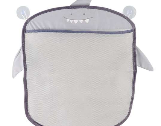 Organizer container for bathing toys gray