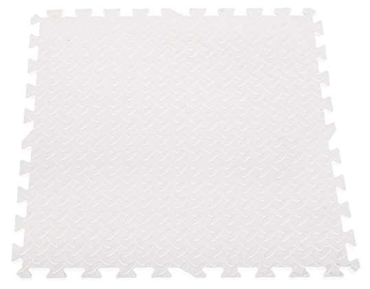 Tappetino puzzle in schiuma per bambini bianco 60x60 4pcs
