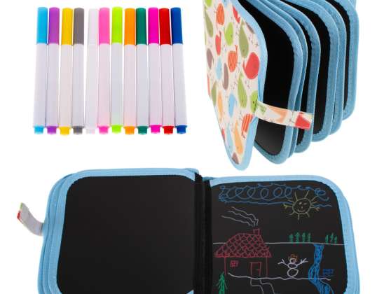 Chalkboard portable soft book notebook sketchbook bird