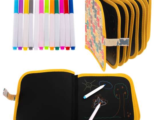 Chalkboard Portable Soft Book Notebook Sketchbook Teddy Bear