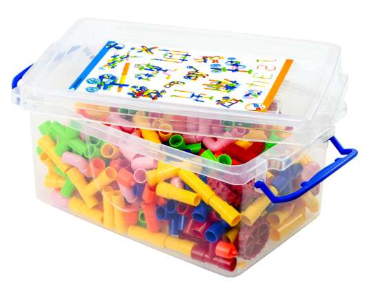 Educational construction blocks Water pipes with accessories 340 pcs