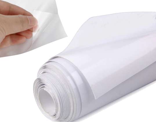 Foil roll, transparent, colorless, smooth, 1 52x15 m