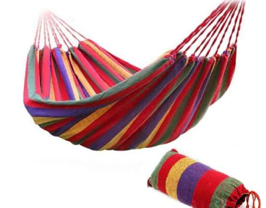 Hammock double colorful strong 150x190cm