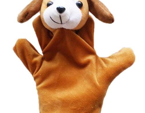 Puppet plush hand mascot puppet dog