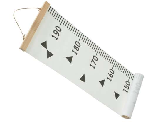 Growth ruler hanging canvas 20x200cm triangles