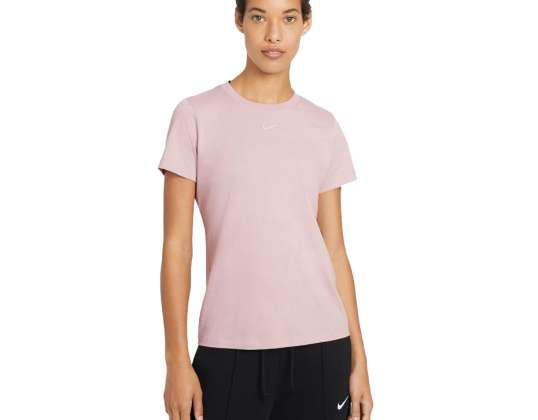 Μπλουζάκι Nike Βασικό Ss Πληρώματος ροζ CZ7339 645 CZ7339 645
