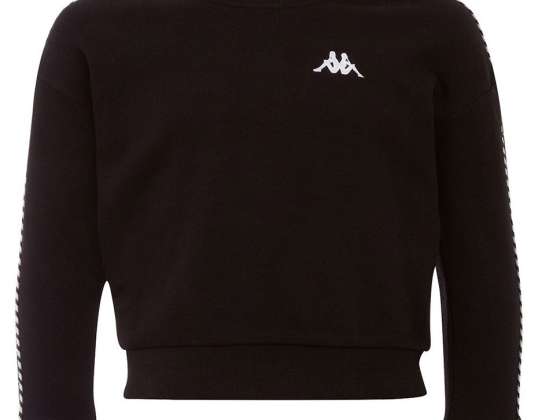 Kappa Ilary Kids Sweatshirt black 309068J 19-4006 309068J 19-4006