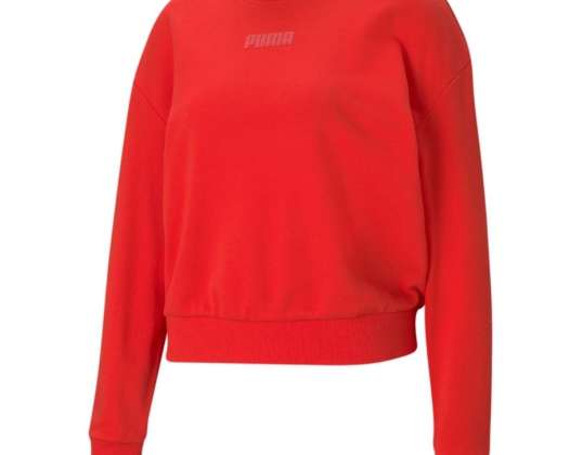 Puma Modern Basics Crew dames sweatshirt rood 585932 23 585932 23