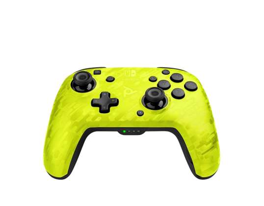 Nintendo Switch Faceoff WIRELESS Controller - PDP Camo Yellow - 500-202-EU-CMYL - Nintendo Switch