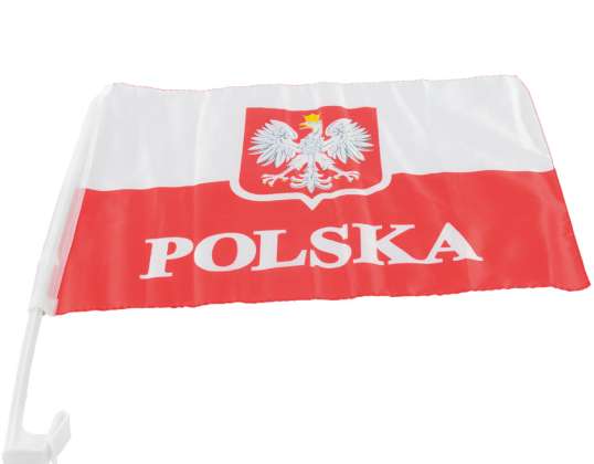 Car flag Poland F0245