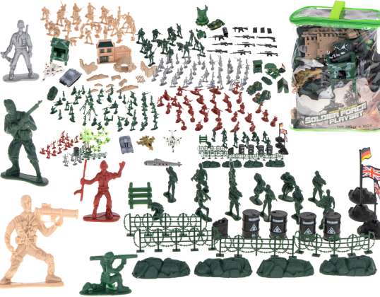 Набір фігур солдатів військової бази 300 шт.