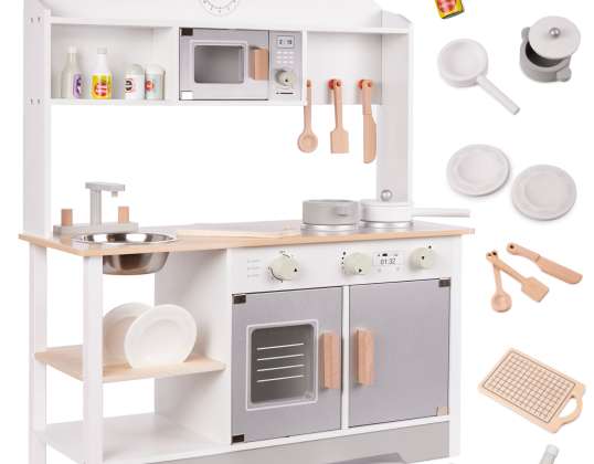 Cucina per bambini in legno MDF accessori CLASSICO MODERNO 82 cm