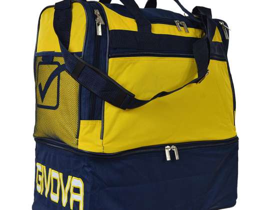 Givova Medium taske gul-marineblå G0442-0704