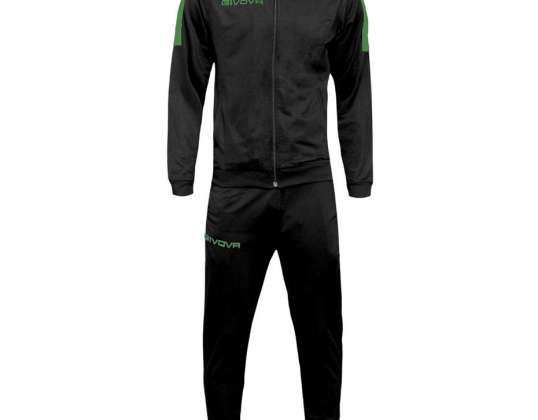 Tracksuit Givova Tuta Revolution black-green TR033 1013 TR033 1013