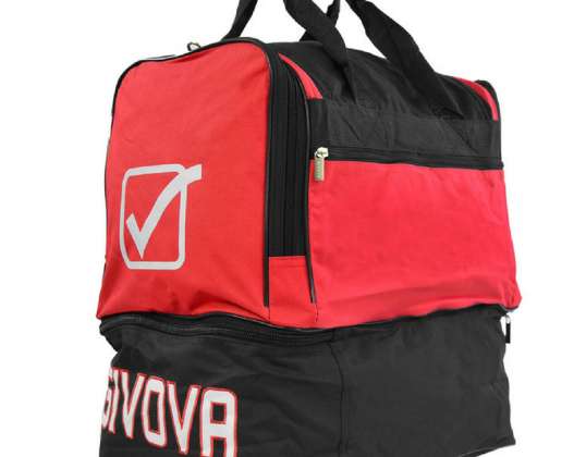 Givova Medium taske rød-sort G0442-1210
