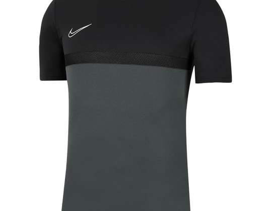 Men's Nike Dry Academy PRO TOP SS shirt gray-black BV6926 073 BV6926 073