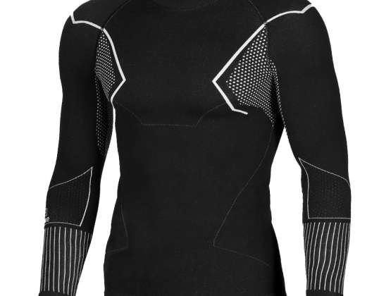 Gatta Active Basic Masi thermoactive T-shirt black and white 0042423S 50918