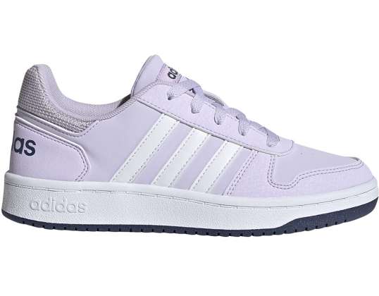 Zapatillas para niños adidas Hoops 2.0 K morado claro EG9075 EG9075