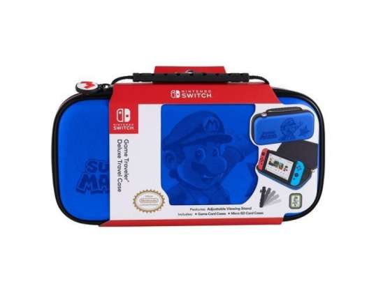 Big Ben Nintendo Switch Resmi Seyahat Çantası Mavi Mario - Nintendo Switch
