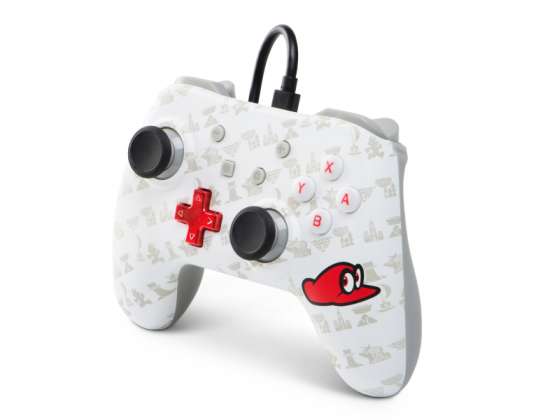 PowerA Wired Controller - Mario Odyssey - 323084 - Nintendo Switch