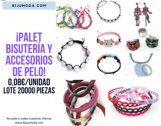 Costume Jewellery & Hair Accessories - Palet Offer Mix - Online Sale