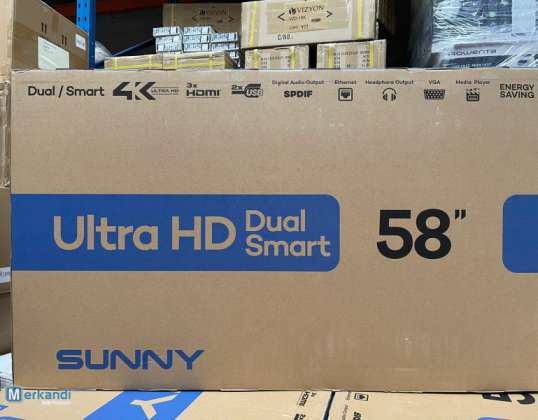 SUNNY 65/58/55/49/43/32 ANDROID SMART TV 4K UHD TV