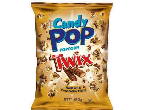 Şeker Pop Patlamış Mısır Twix Kurabiye 1oz