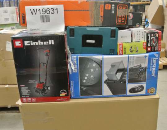 Mixed pallets of household tools and appliances wholesale