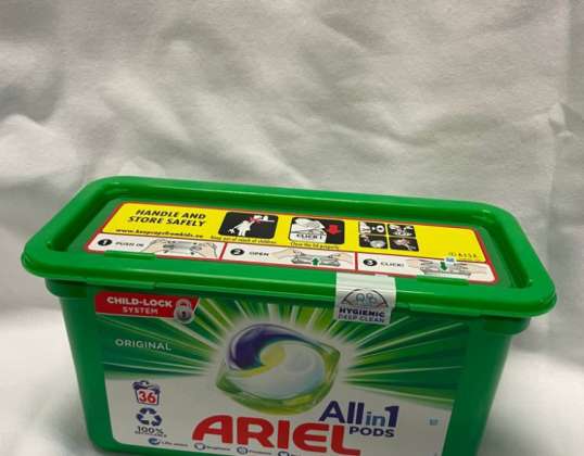 Sobras especiais Ariel Allin1Pods detergente líquido pesado 1584pcs.