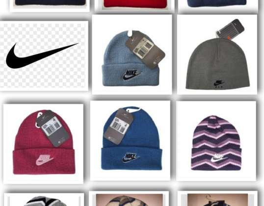 Original Nike kids winter hats Beanies in a mix