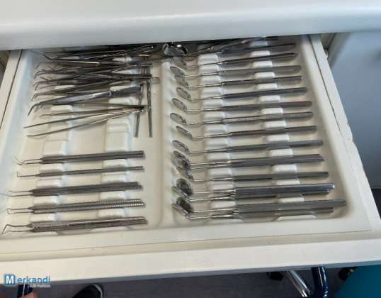 Auction: Lot of instruments for dental practice