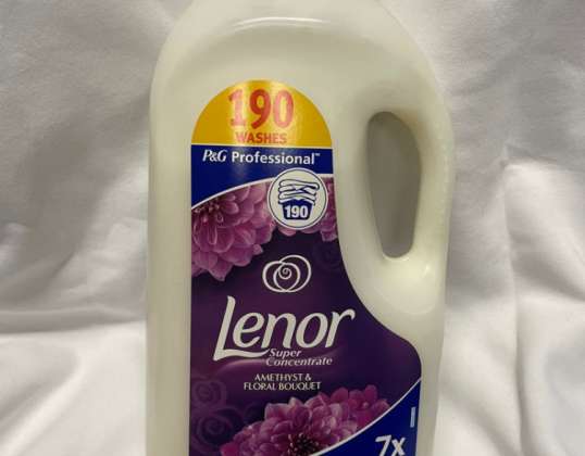 Lenor Color Amethyst öblítő mosószer speciális maradványai 135 db.