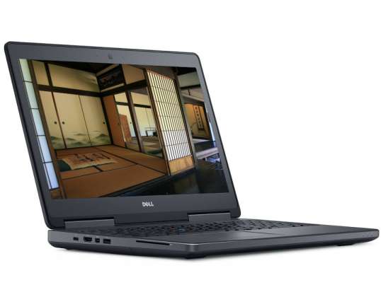 5gab Dell Precision 7520, biznesa klases portatīvie datori, A/B klase - 30 dienu garantija