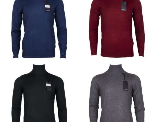 Ознайомтеся з трендовими чоловічими пуловерами різних розмірів - колекція Viscose & Nylon Blend