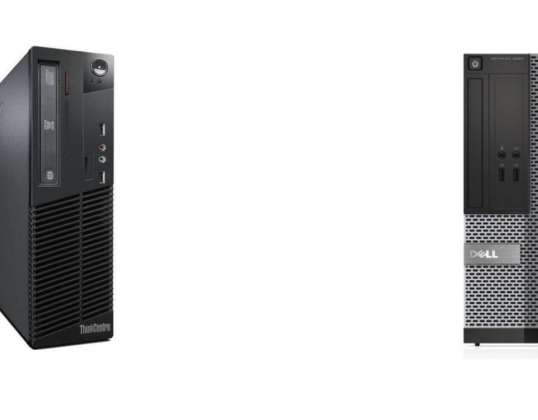 Dell Optiplex 3020 SFF și Lenovo M72e PC Pack - Refurbished B - 30 de unități