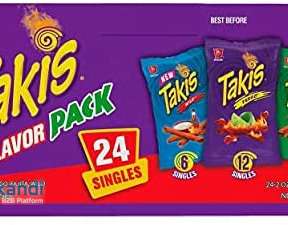 Takis Club Pack Crunchy Fajita, Wild, Fuego 2oz/24ct