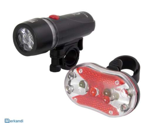 LED BICYCLE LIGHT FOR FRONT AND BACK SET ALPHECCA EOT015