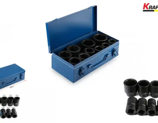 KRAFTMULLER High Quality 10PCS Heavy Duty Socket Set, Chrome Vanadium Steel
