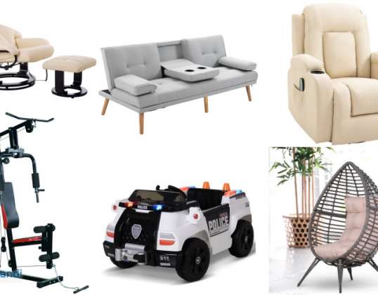 33 Mix Pallets Toys, Poltronas, Sofás, Acessórios para a casa