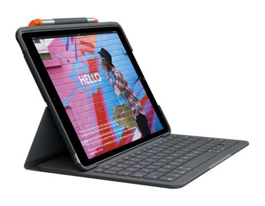 Logitech - Slim Folio for iPad 7th GRAPHITE - 920-009479