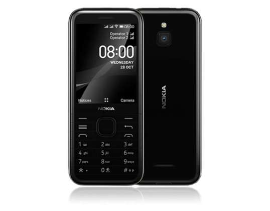 Nokia 8000 4G 4GB, Onyx black - 0