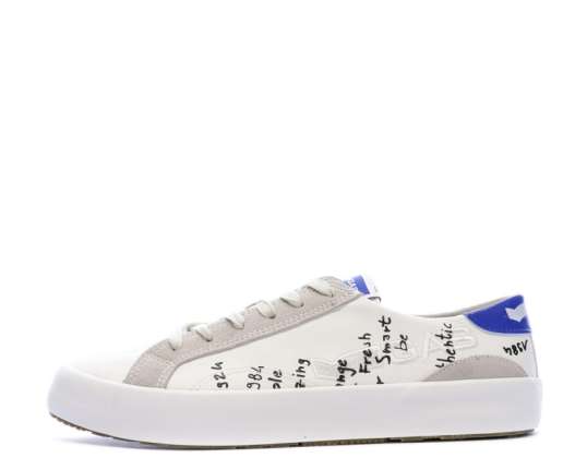 GAS MEN&#39;S WHITE SNEAKERS GAS ALVIN