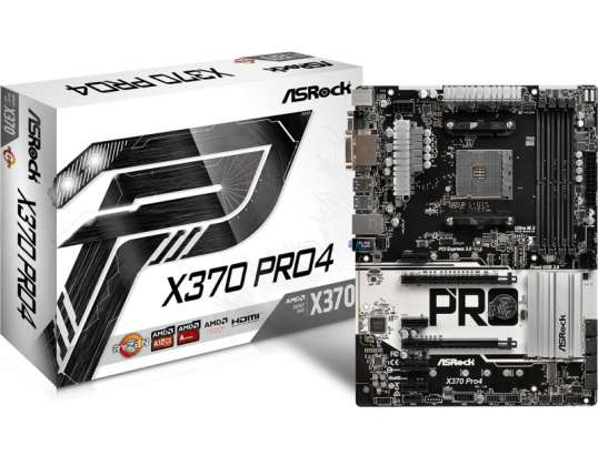Základná doska Asrock X370 Pro4 AM4 ATX pätica AMD X370